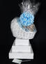Baby Bassinet - Super Tower - Baby Blue Bow - 96 Cookies and Brownies