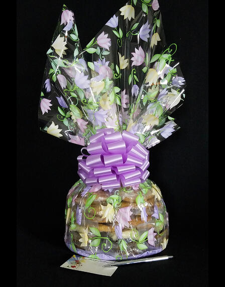 Super Cellophane - Lily Cellophane - Lavender Bow - 42 Cookies and Brownies