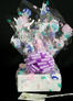 Small Box - Bunny Cellophane - Lavender Bow - 12 Cookies and Brownies