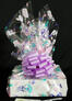 Medium Box - Bunny Cellophane - Lavender Bow - 18 Cookies and Brownies
