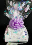 Large Tower - Bunny Cellophane - Lavender Bow - 36 Cookies and Brownies