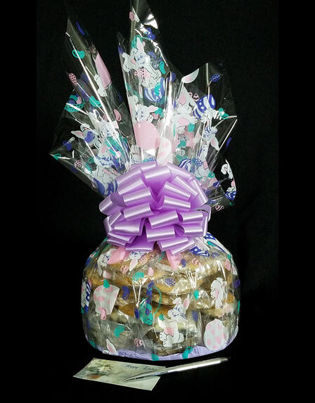 Super Cellophane - Bunny Cellophane - Lavender Bow - 42 Cookies and Brownies