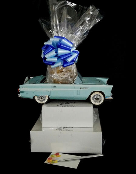 Blue Classic Car - Large Tower - 48 Cookies and Brownies
