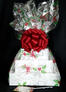 Super Tower - Holly & Berries Cellophane - Red Bow - 72 Cookies and Brownies