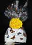 Large Tower - Butterfly Cellophane - Yellow Bow - 36 Cookies and Brownies