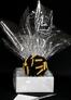 Small Box - Clear Cellophane - Black & Gold Bow - 12 Cookies and Brownies